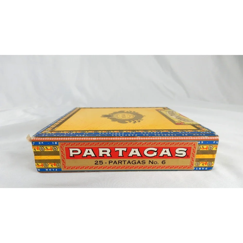 Partagas Flor de Tabacos 1845 No. 6 Cigar Box Dominican Republic Cifuentes